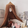 Bed Canopy for Girls Boys Bedroom Decor - Cozy Round Dome Canopy