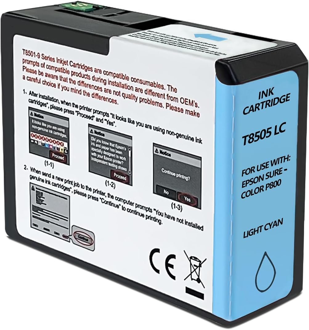 Vibrant Light Cyan Ink for Epson SureColor P800 - YOUEXPERT