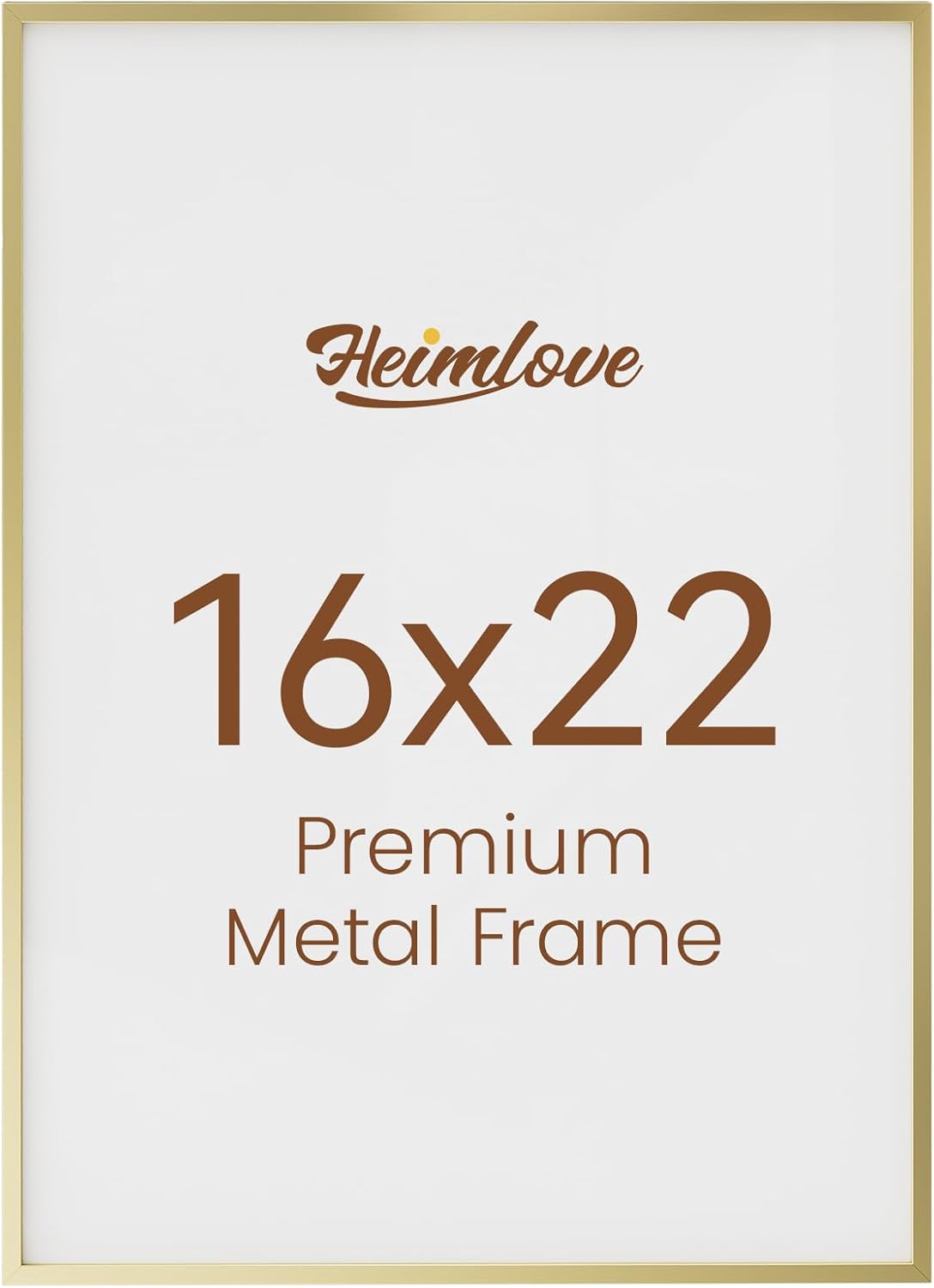 Elegant 16x22 Aluminum Picture Frame for Stylish Displays