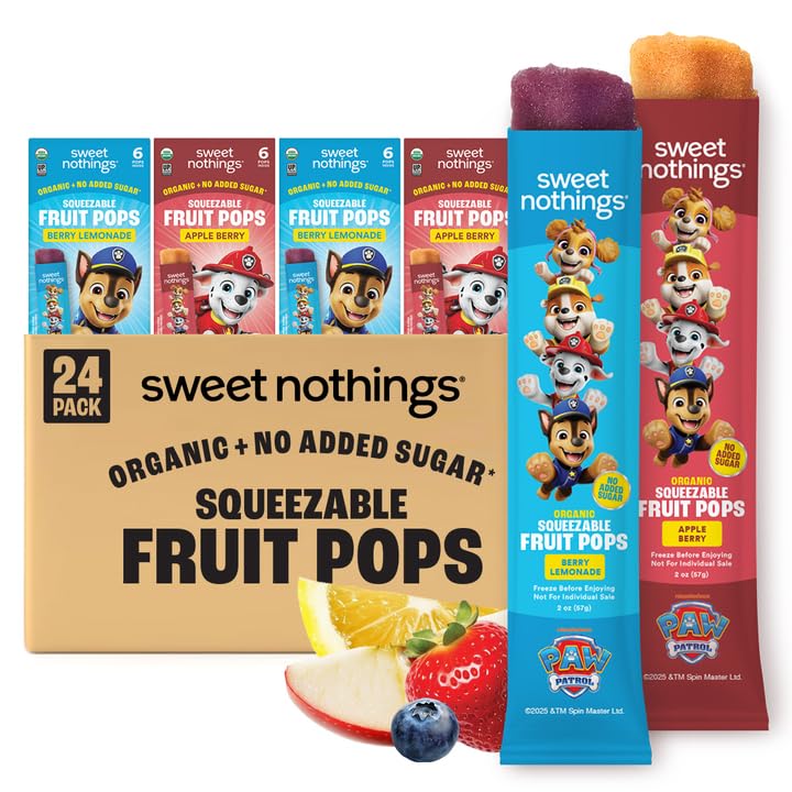 Organic Kids' Squeezable Super Fruit Popsicle Multi Pack
