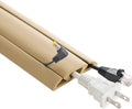 UT Wire 3-Channel Cord Protector & Concealer for Floor - Trip-Free