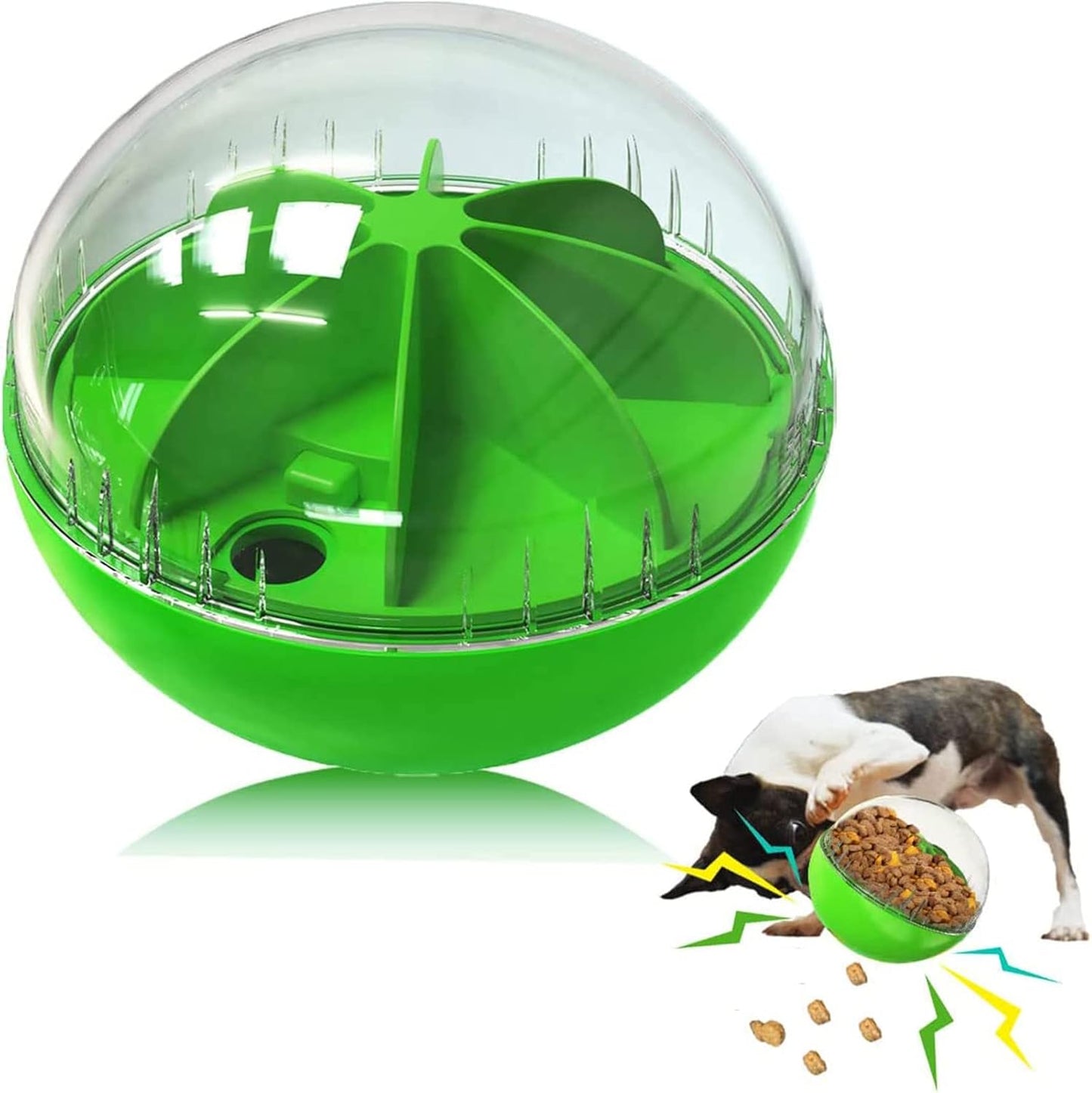 Interactive Dog Treat Ball - Smart, Slow Feeder Toy