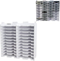 Sanfurney 24 Slots Ink Pad Storage Holder and Stamp Pad Organizer
