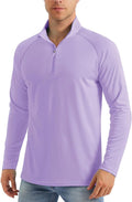 Men's Long Sleeve Sun Shirt UPF 50+ 1/4 Zip - Lightweight (Style LC2R)