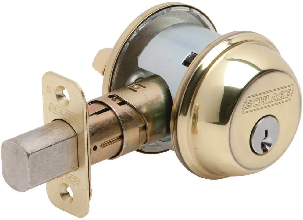 Schlage B60N605 Bright Brass Single Cylinder Deadbolt Review