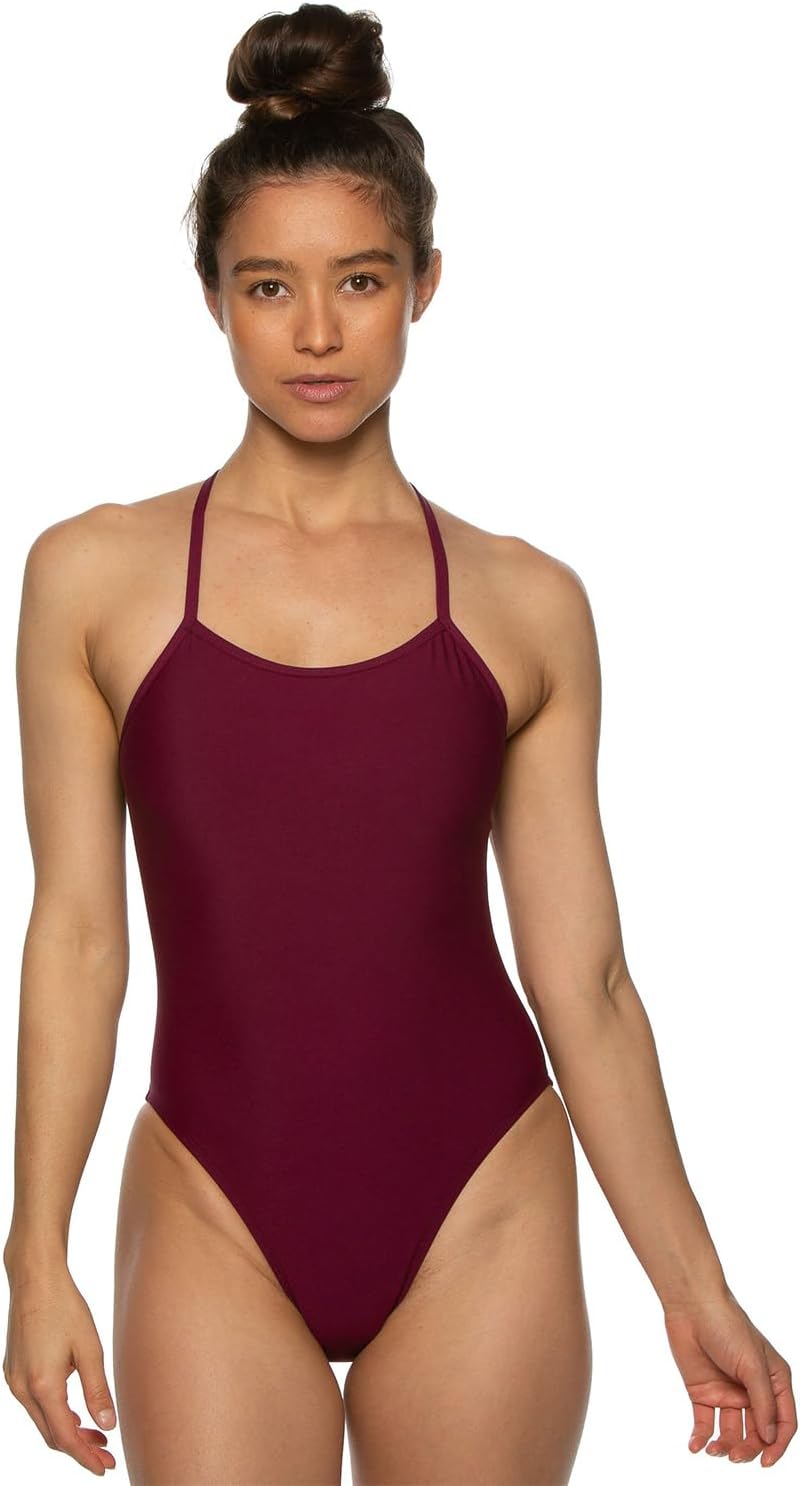 JOLYN Brandon Fixed Back Women's Athletic One Piece Swimsuit Review