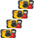 Kodak Fun Saver 35mm Disposable Camera 4-Pack - Easy Point & Shoot