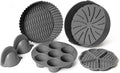 EM Silicone Air Fryer Liners Set of 5 - Reusable Non-Stick Accessories