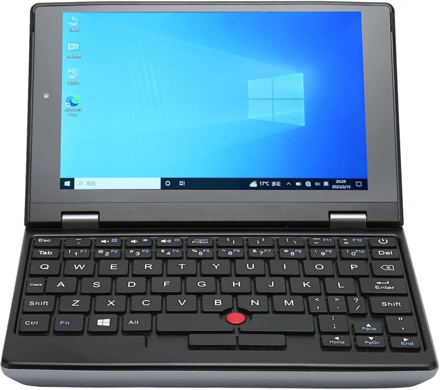 7Inch Mini Laptop with J4105 CPU and 12GB RAM for Portability