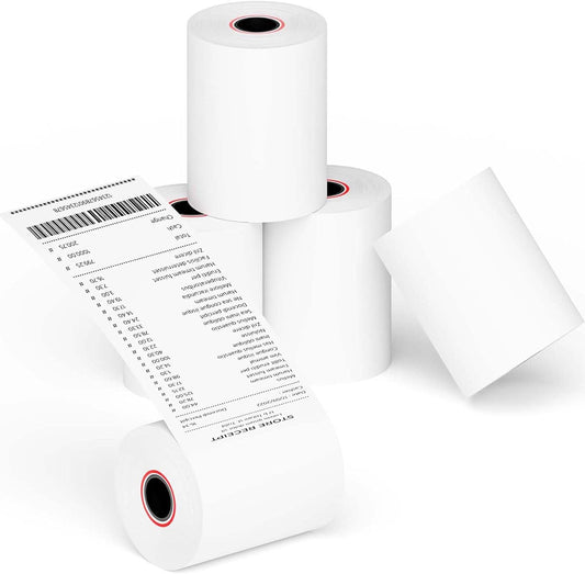 30 Rolls Thermal Receipt Paper for Clover Flex and Square Terminal