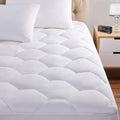King Mattress Pad 8-21in Deep Pocket Protector - Ultra Soft Quilted