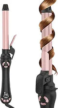 Rotating Curling Iron 1 in Automatic Long Barrel Wand - Fast Waves