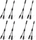 ECO-WORTHY 4 Pair Solar Connectors 30A Y Branch Parallel Kit