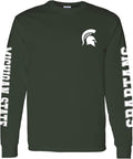 NCAA Double Sleeve Print Long Sleeve for Men - Team Color Fit