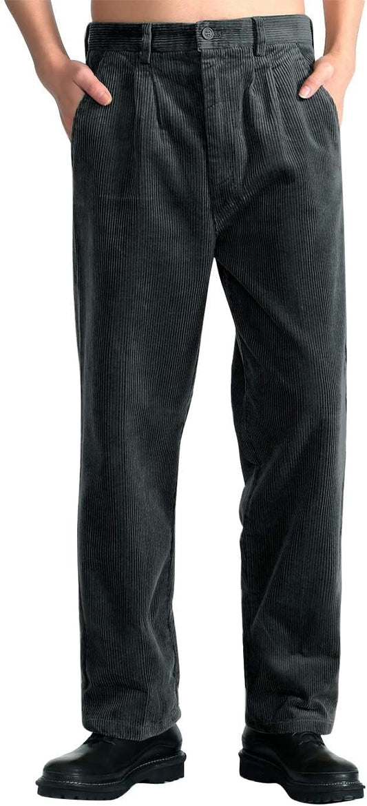 IDEALSANXUN Mens Corduroy Pants for Stylish Casual Wear