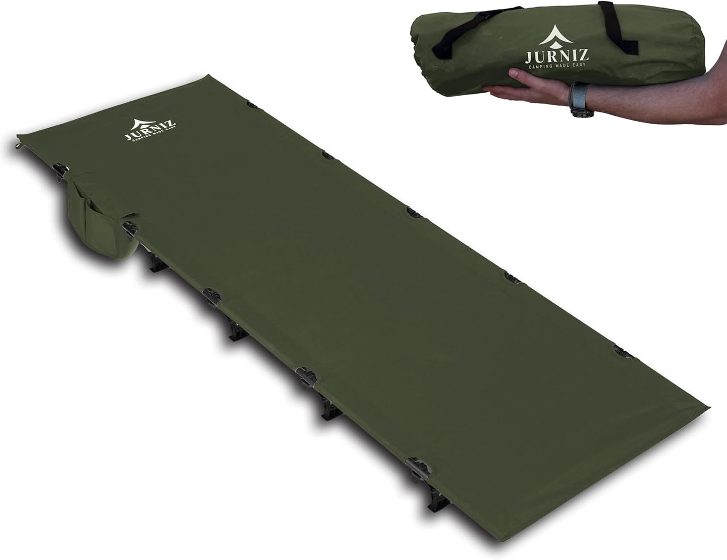 Ultra Lightweight Camping Cot | Supports 330lbs | Portable for Adults & Kids!