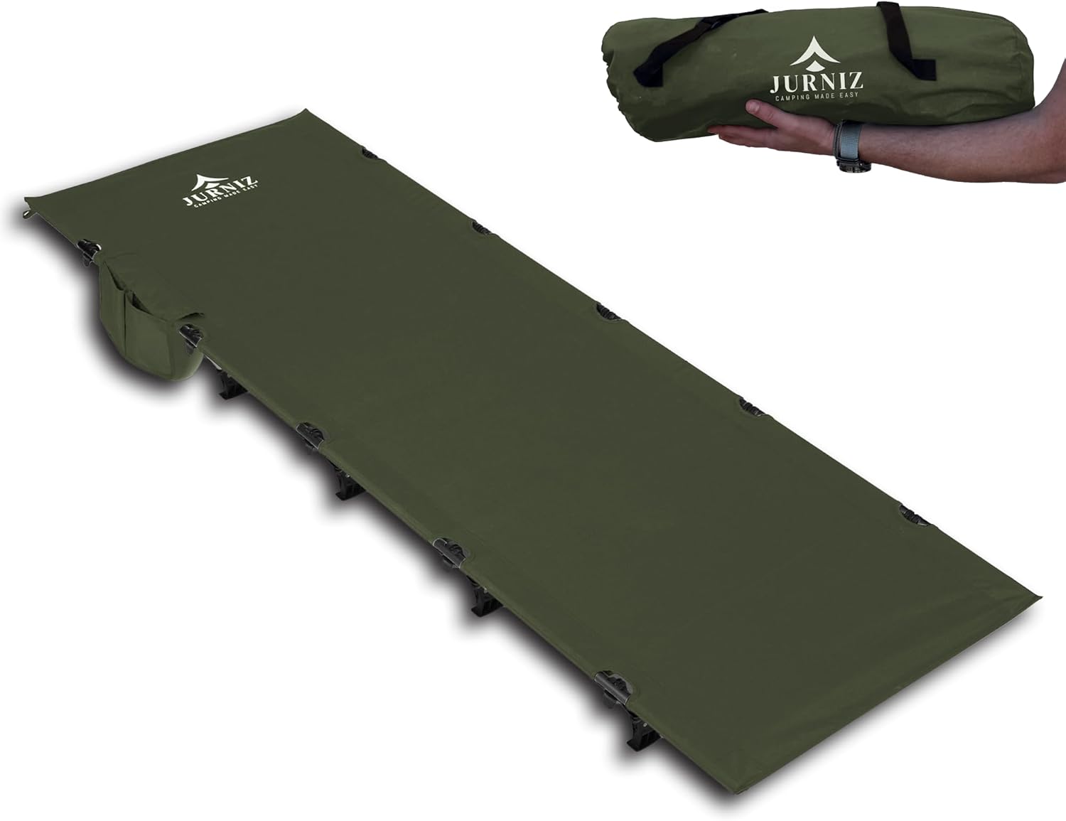 Ultra Lightweight Camping Cot | Supports 330lbs | Portable for Adults & Kids!