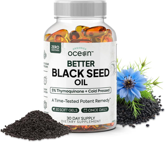 Better Organic Black Seed Oil for Immune Support and Vitality