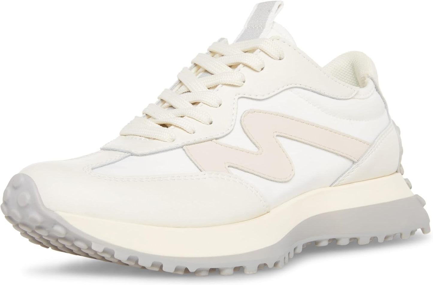 Steve Madden Womens Campo Sneakers with Stylish Panel Design