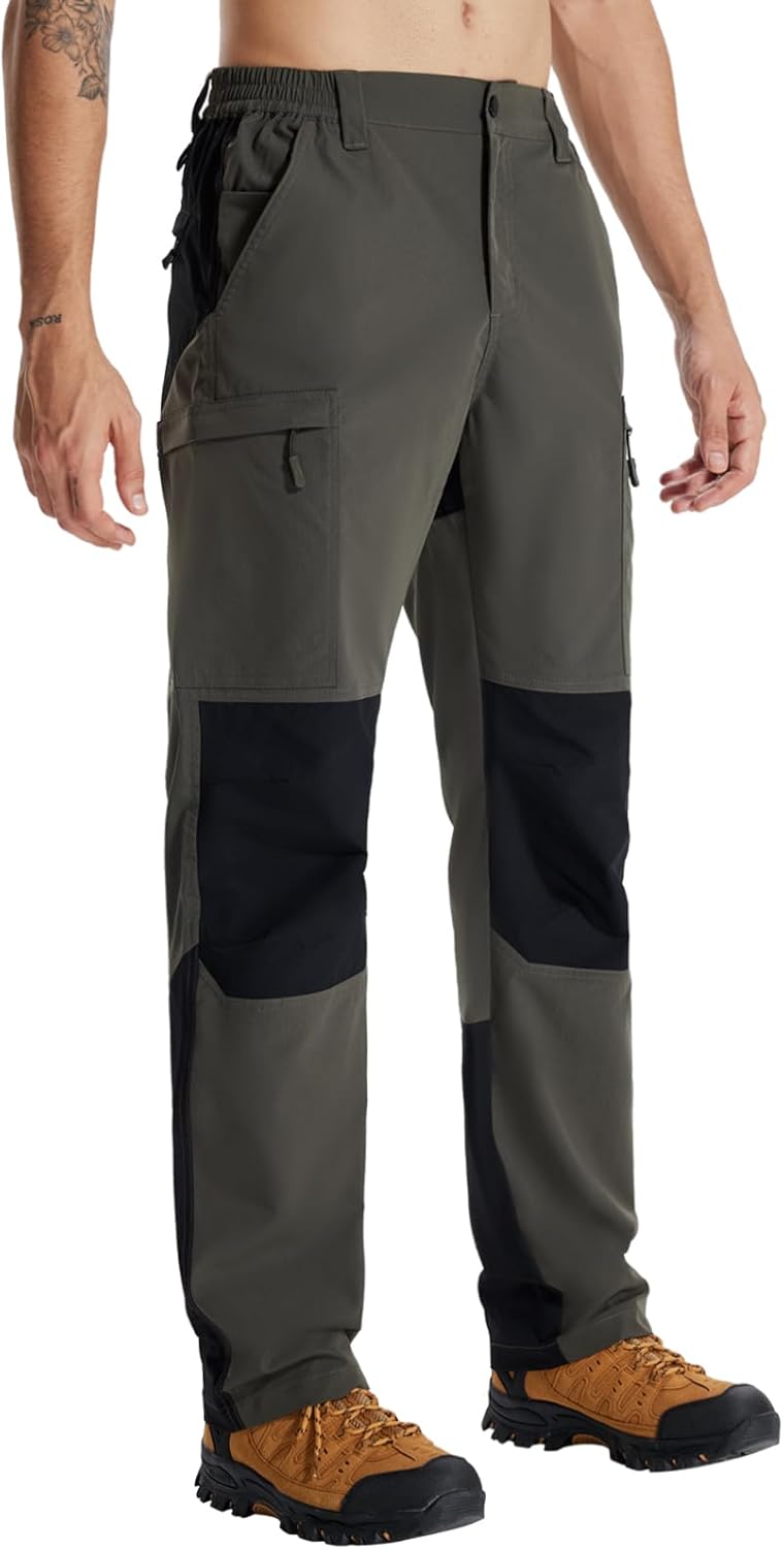 LOOGU Camo Hunting Pants for Men - Water-Resistant & Quiet