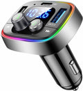 LIHAN USB C Bluetooth Car Adapter: Handsfree Calls, FM Transmitter