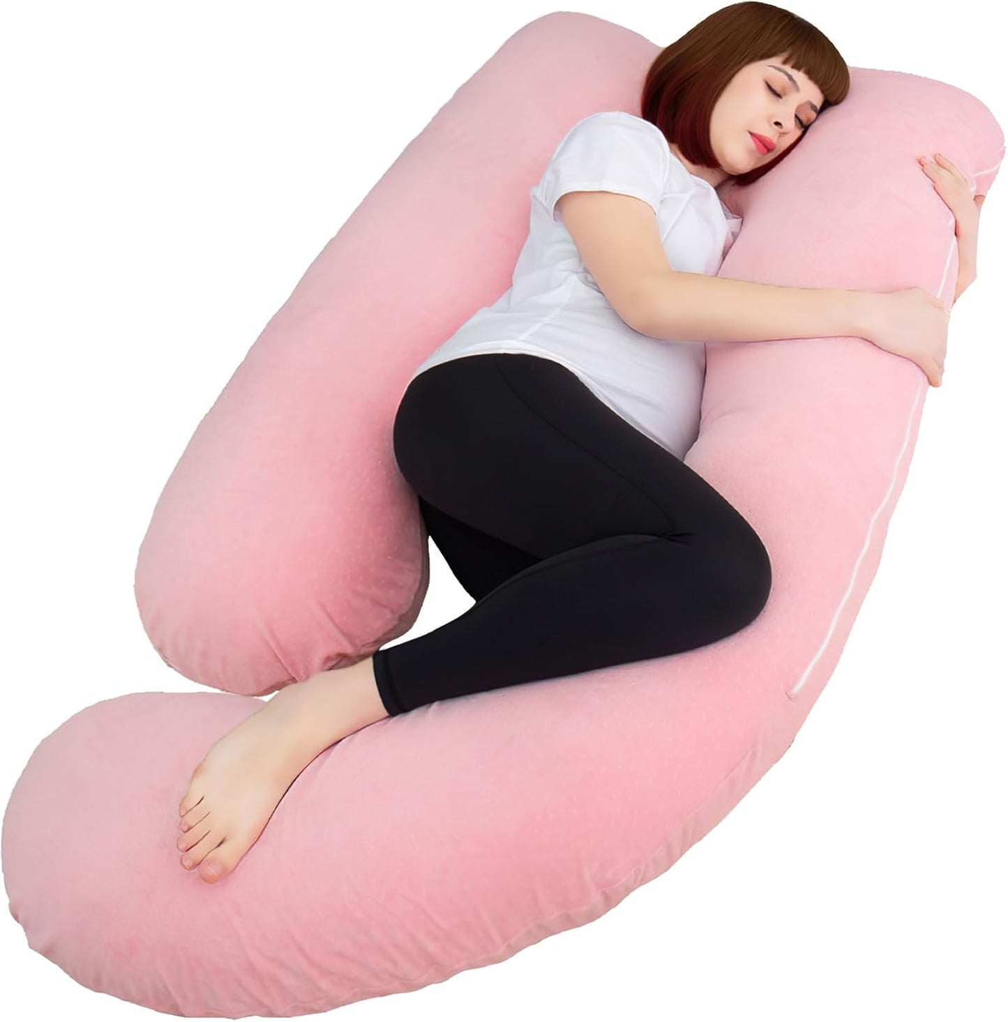 60 Inch U Shaped Pregnancy Pillow for Comfortable Sleep
