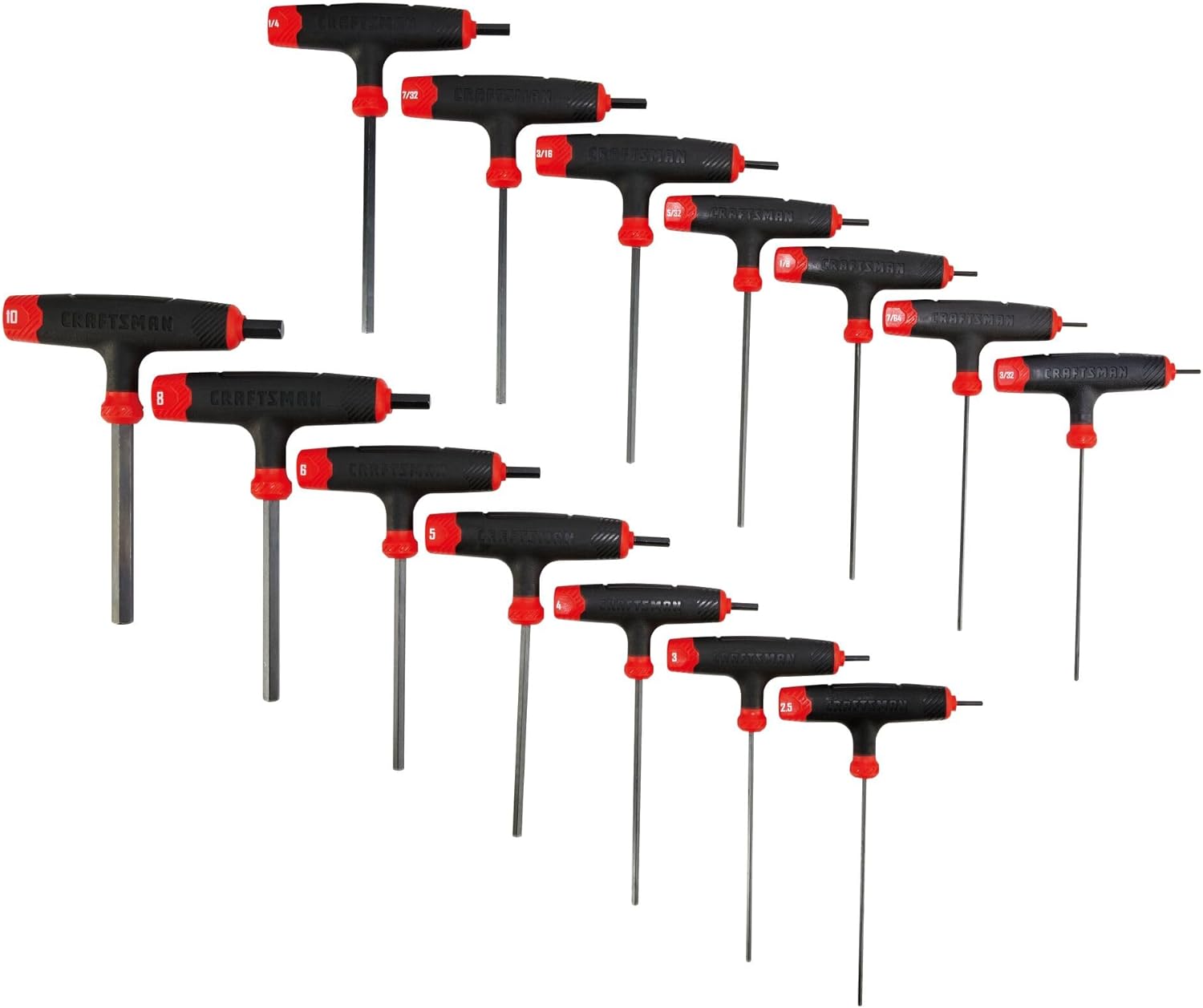 CRAFTSMAN T-Handle Allen Wrench Set: 14 Piece Hex Key Set