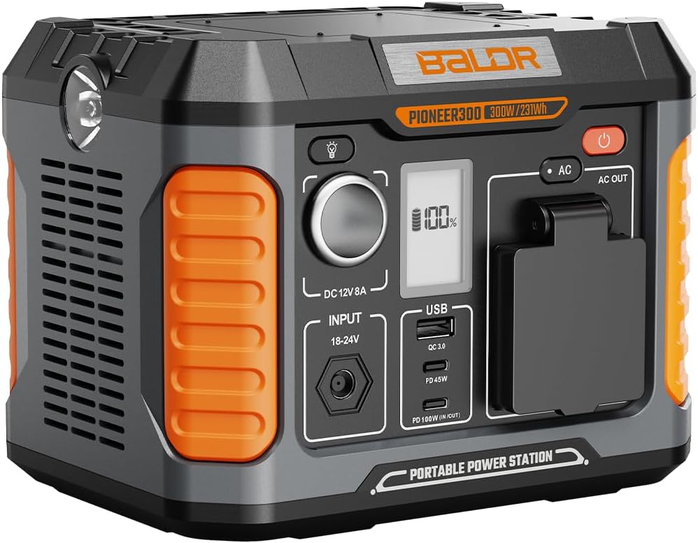 300W Portable Power Station: Reliable Emergency Backup