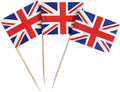 British Flag Toothpick Flags, Party Decor by Newkita