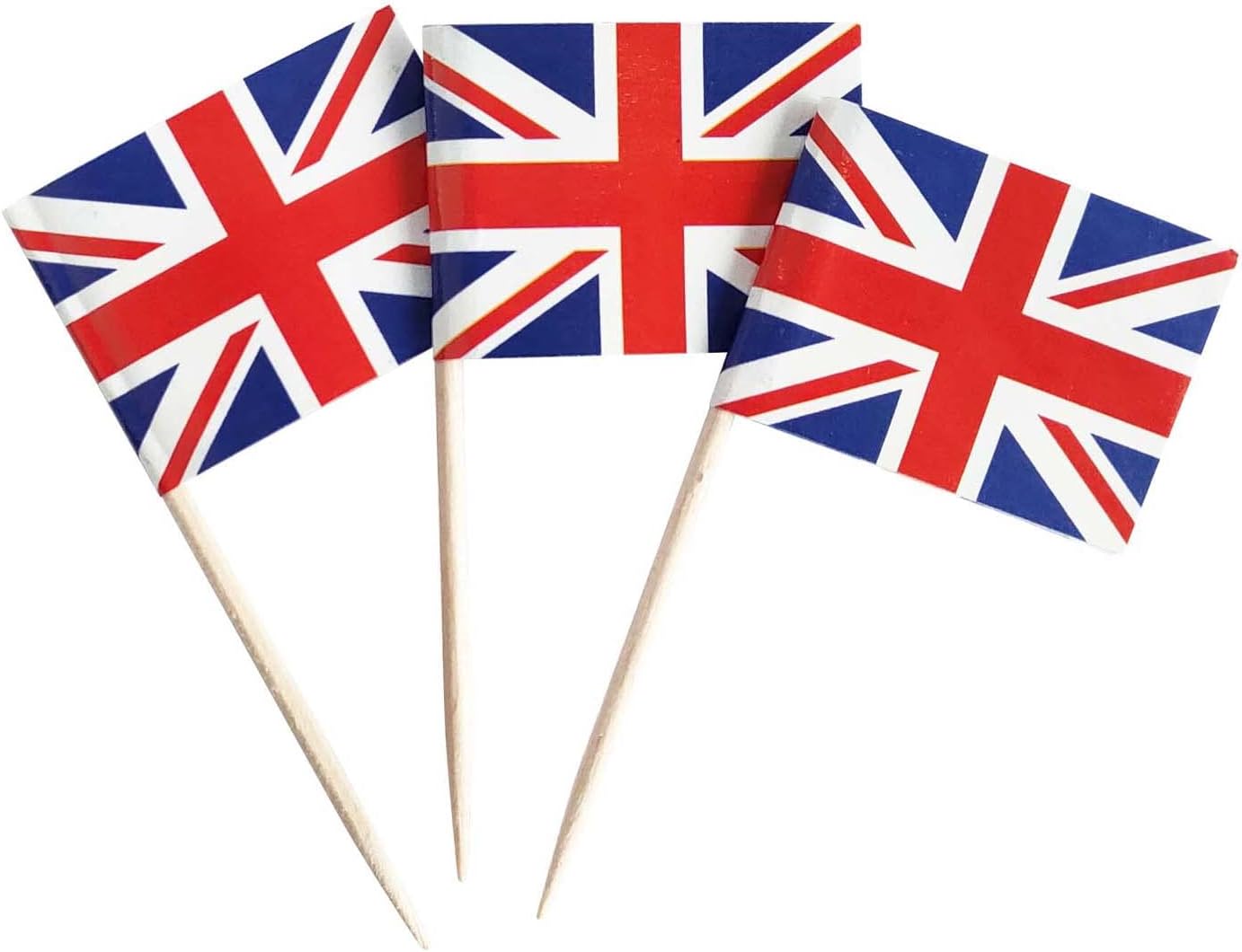 British Flag Toothpick Flags, Party Decor by Newkita