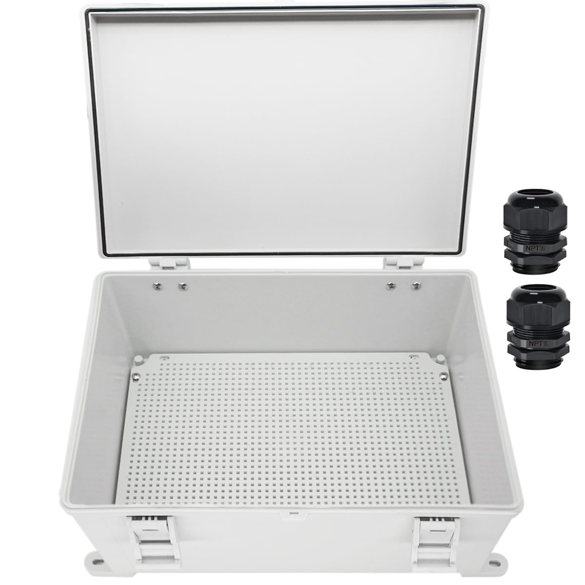 Zulkit Junction Box Waterproof IP65 Electrical Enclosure 15.7x11.8in
