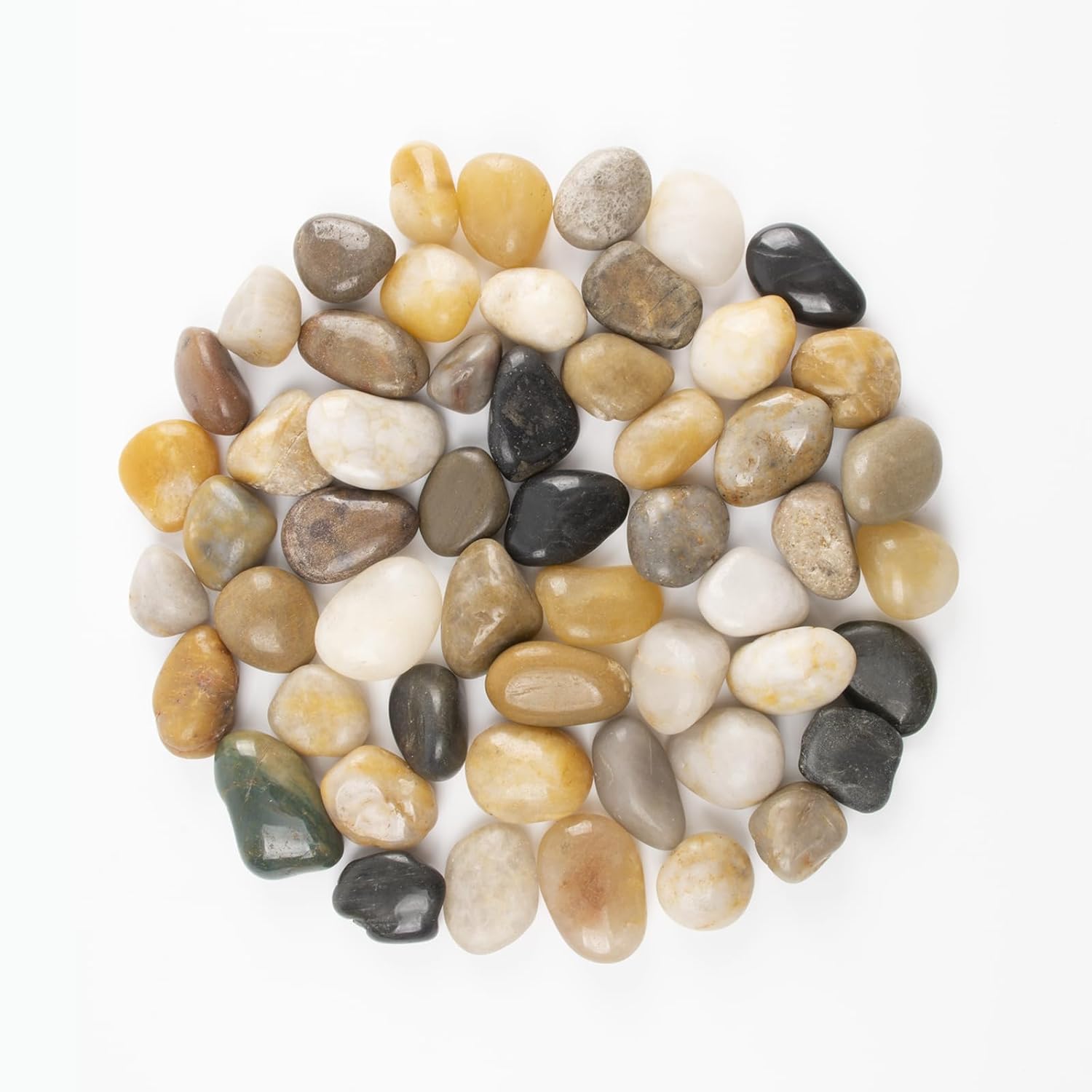 40lbs Decorative Mixed Pebbles for Garden and Indoor Plants