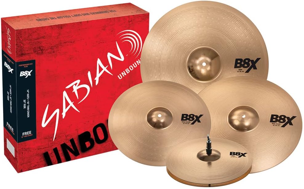 Sabian B8X Performance Set Plus - Exceptional Sound Quality