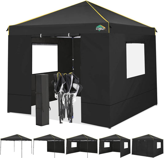 COBIZI 10x10 Pop Up Canopy Gazebo: Easy-Up & Waterproof