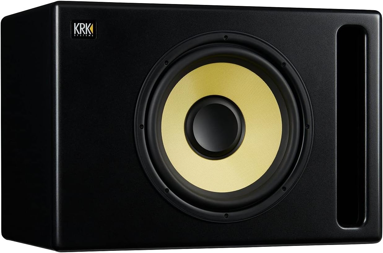 KRK S12.4 12in Powered Studio Subwoofer with 220 Watt Power
