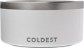 Coldest Dog Bowl 200 oz Epic White - Triple Wall Insulated Water Bowl
