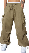 Baggy Cargo Pants Parachute Joggers for Men - Retro Streetwear