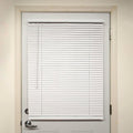 25in x 84in Cordless Magnetic Mini Blind for Metal Doors - White