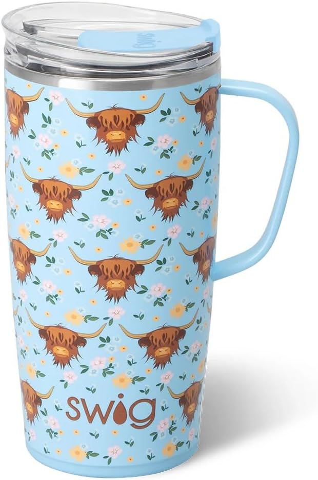 Swig Life 22oz Travel Mug - Insulated Tumbler with Handle