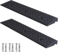 Durable Rubber Driveway Curb Ramps for Motorcycles and Vehicles
