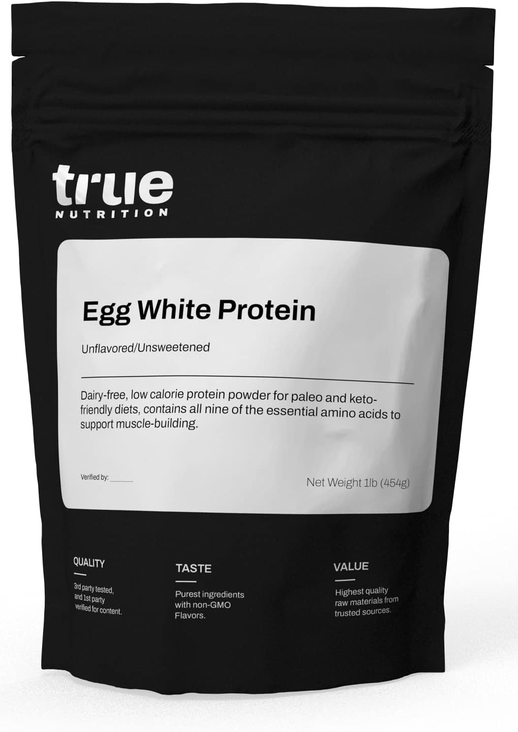 True Nutrition Egg White Protein Powder - 24g Protein Per Serving