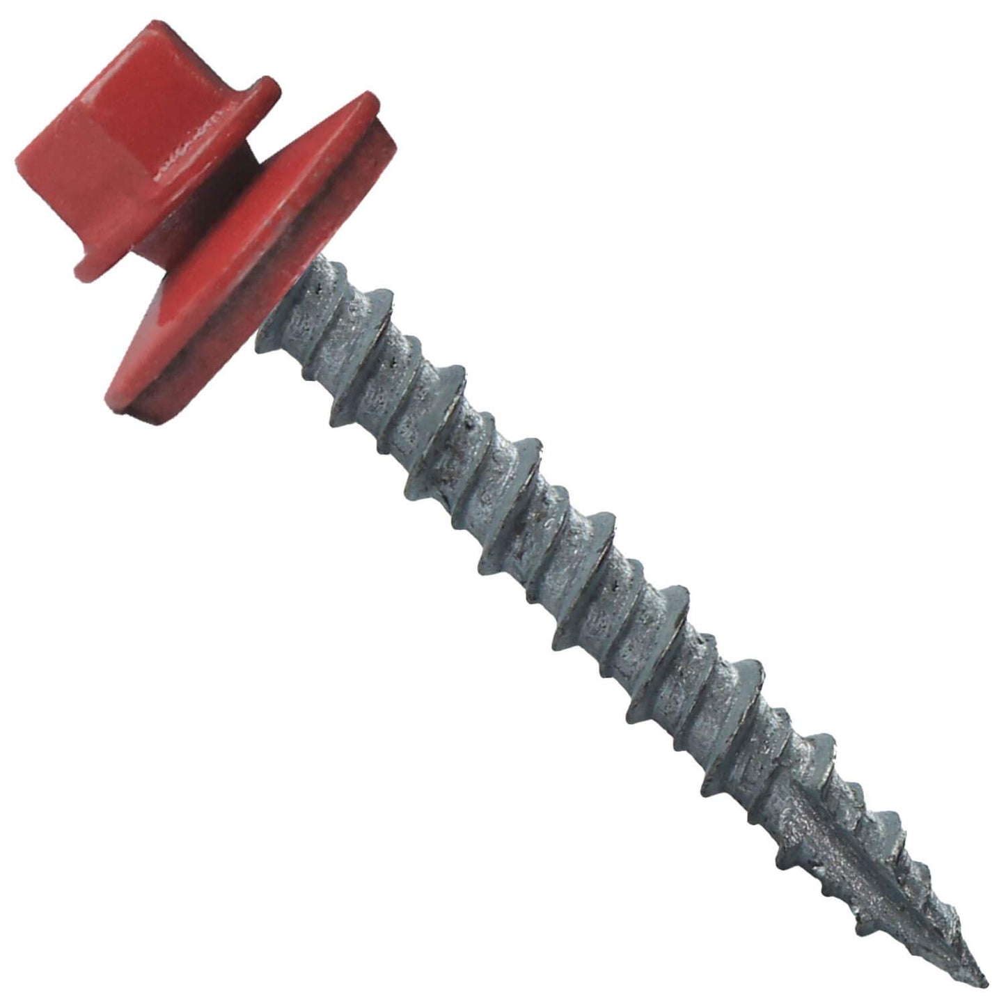 Metal Roofing Screws: 250 Crimson Red Hex Head Sheet Metal Screws