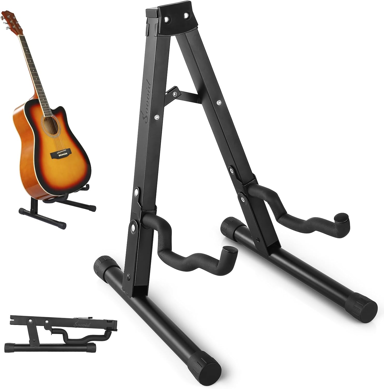 Portable Adjustable Guitar Stand - Secure Support by Sovvid