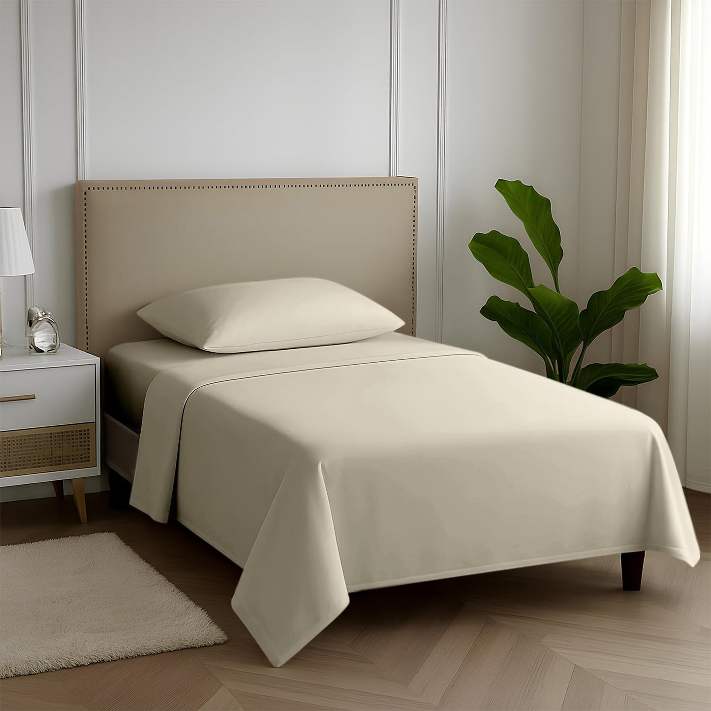 Carressa Linen 100% Egyptian Cotton Twin XL Sheets Set Review