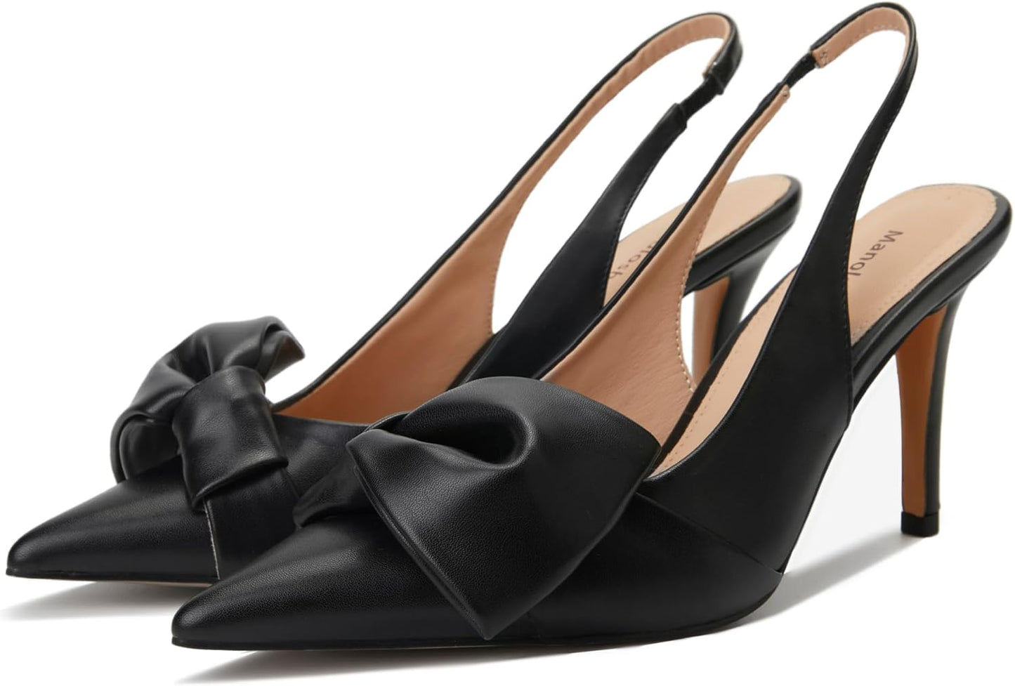 Elegant Women's Slingback Heels with Bow for Any Occasion