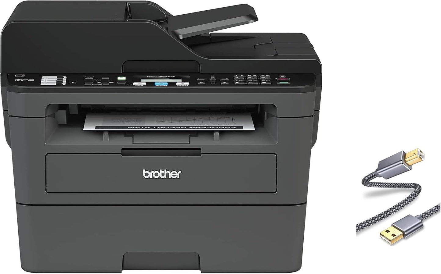 Brother Compact Monochrome Laser Printer: Wireless, Duplex, Mobile Printing