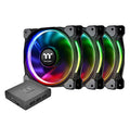 Thermaltake Riing Plus 14 RGB Triple Pack - Quiet High-Pressure Fans