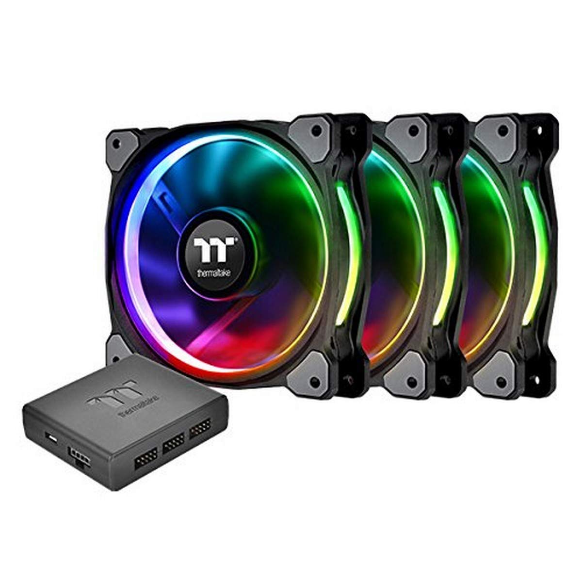 Thermaltake Riing Plus 14 RGB Triple Pack Fans for PC Cooling