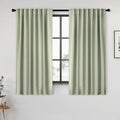 ANRODUO Back Tab Blackout Curtains 52 x 72 in - Sage Green room