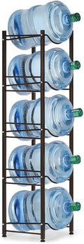 Stainless Steel 5 Tier Water Bottle Storage Shelf Organizer - Space